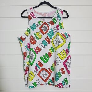 Disney Walt Disney‎ World Retro Tank Top. Unisex. Size: M